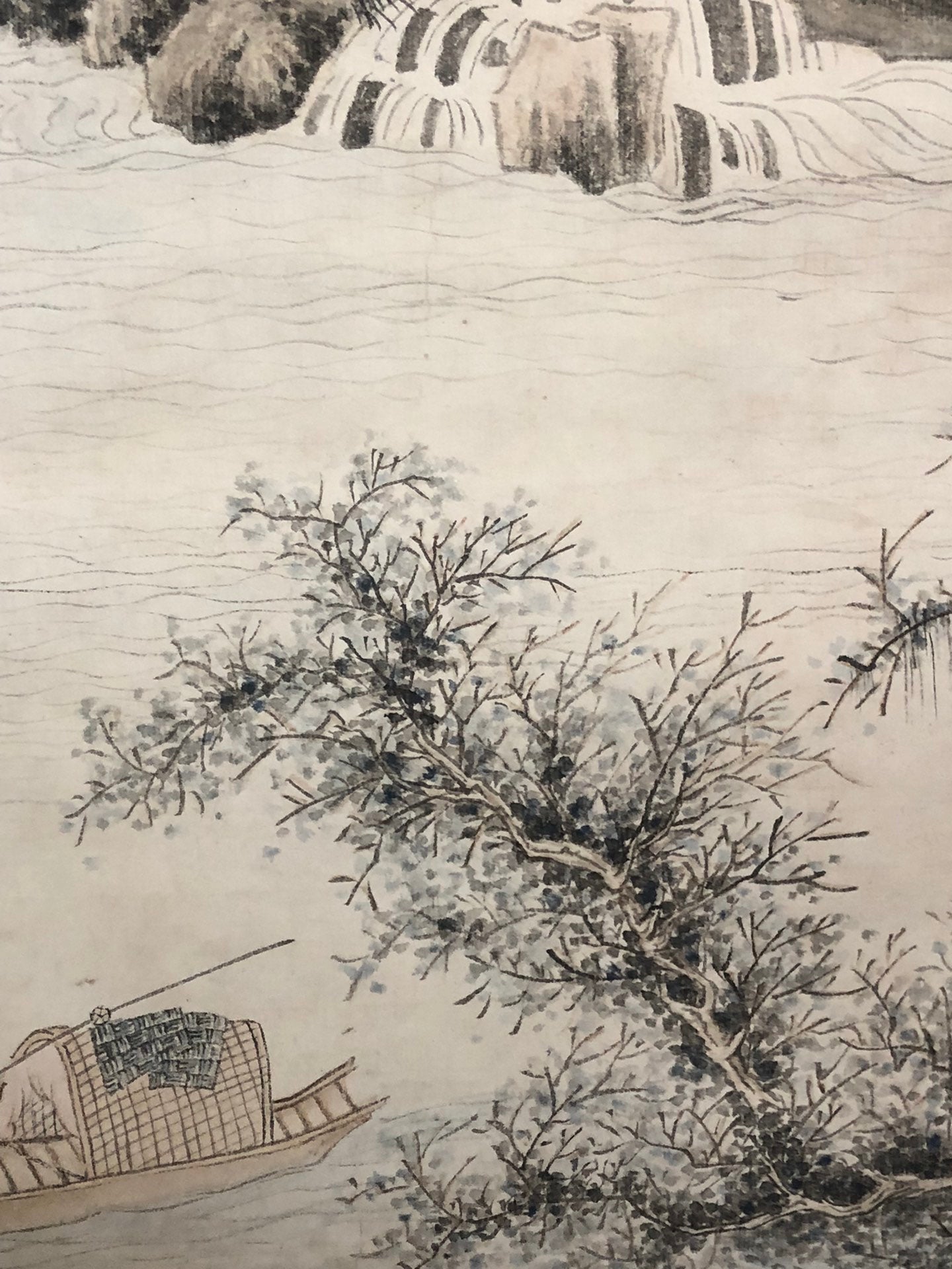 A Chinese Ink Painting Hanging Scroll By Wen HuiMing