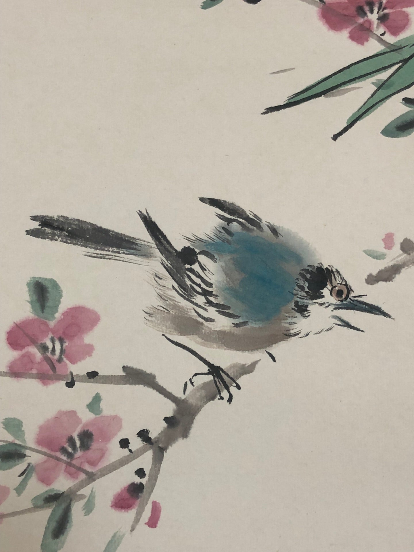 A Chinese Ink Painting Hanging Scroll By Wang XueTao