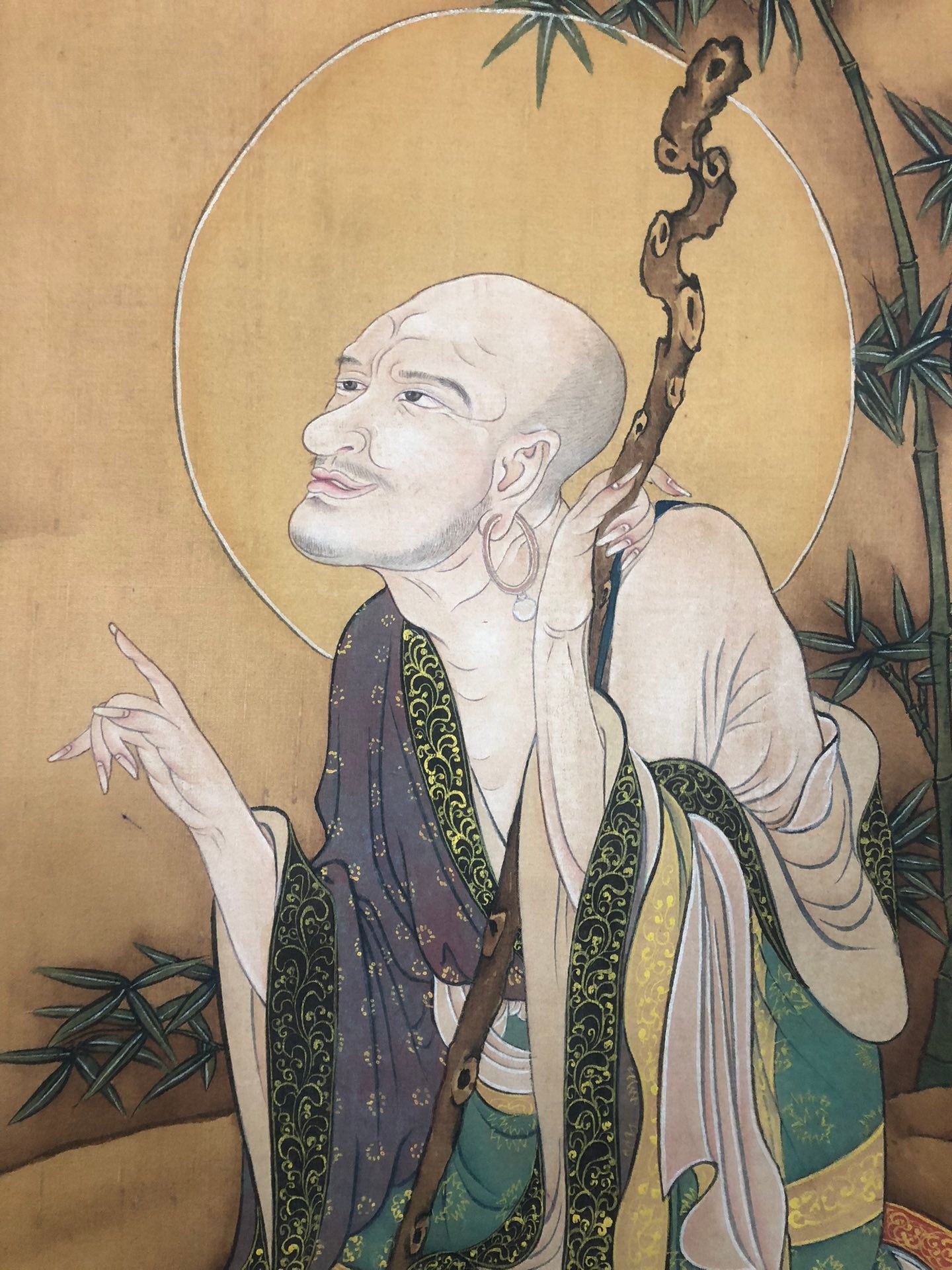 A Chinese Ink Painting Hanging Scroll By Ding GuanPeng