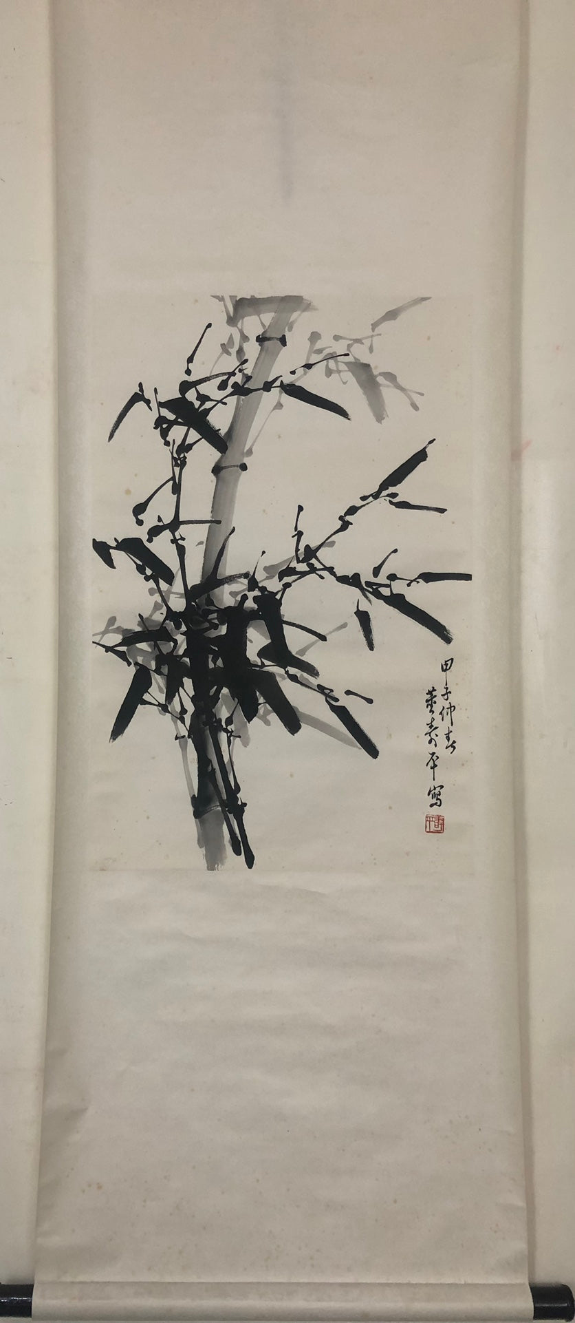 A Chinese Ink Painting Hanging Scroll By Dong ShouPin