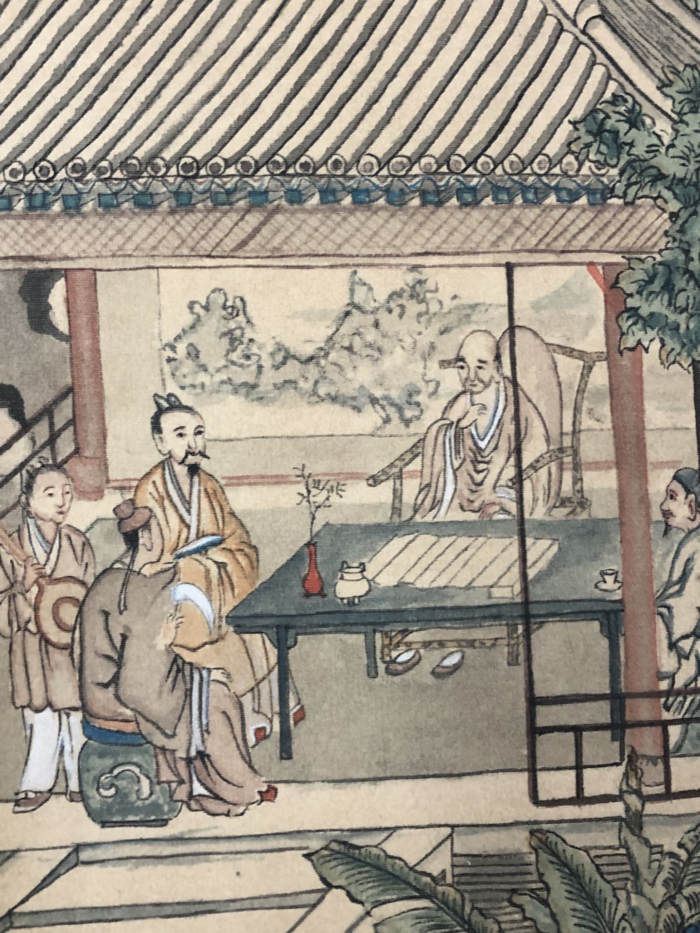 A Chinese Ink Painting Hanging Scroll By Ding GuanPeng