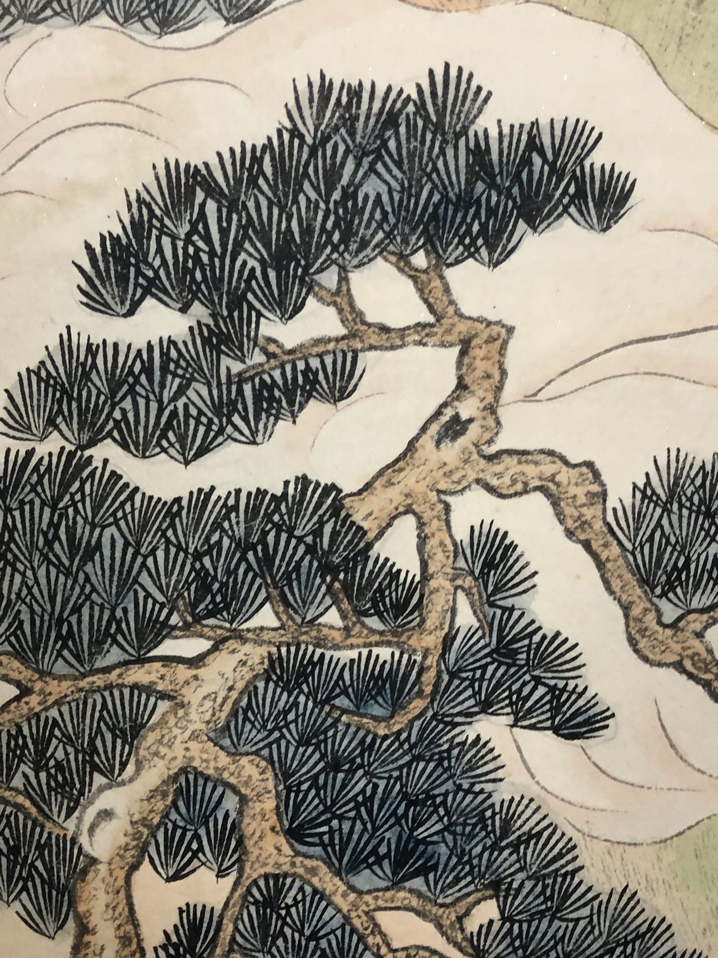 A Chinese Ink Painting Hanging Scroll By Huang JunBi