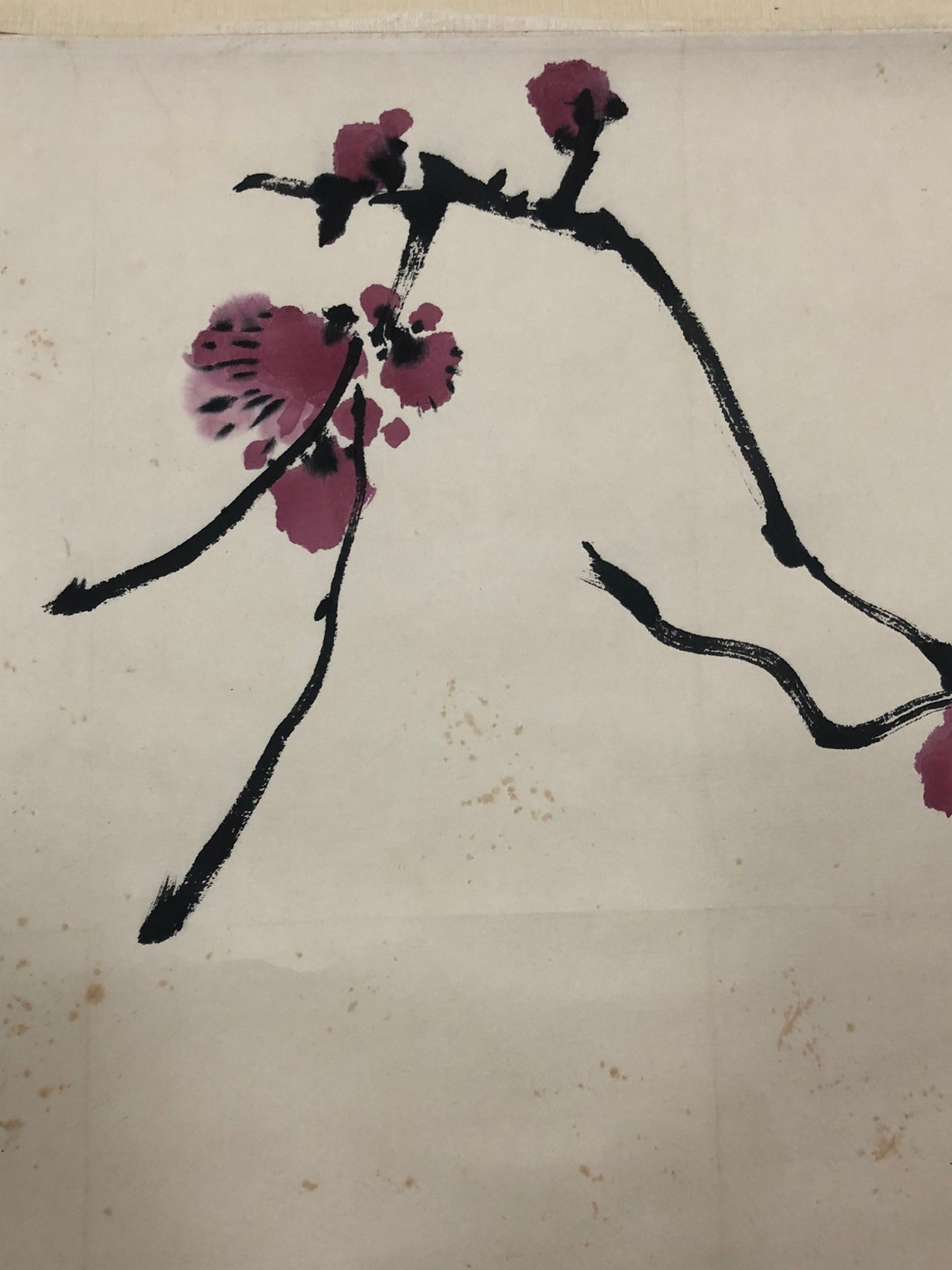 A Fabulous Chinese Ink Painting Hanging Scroll By Yu Xining