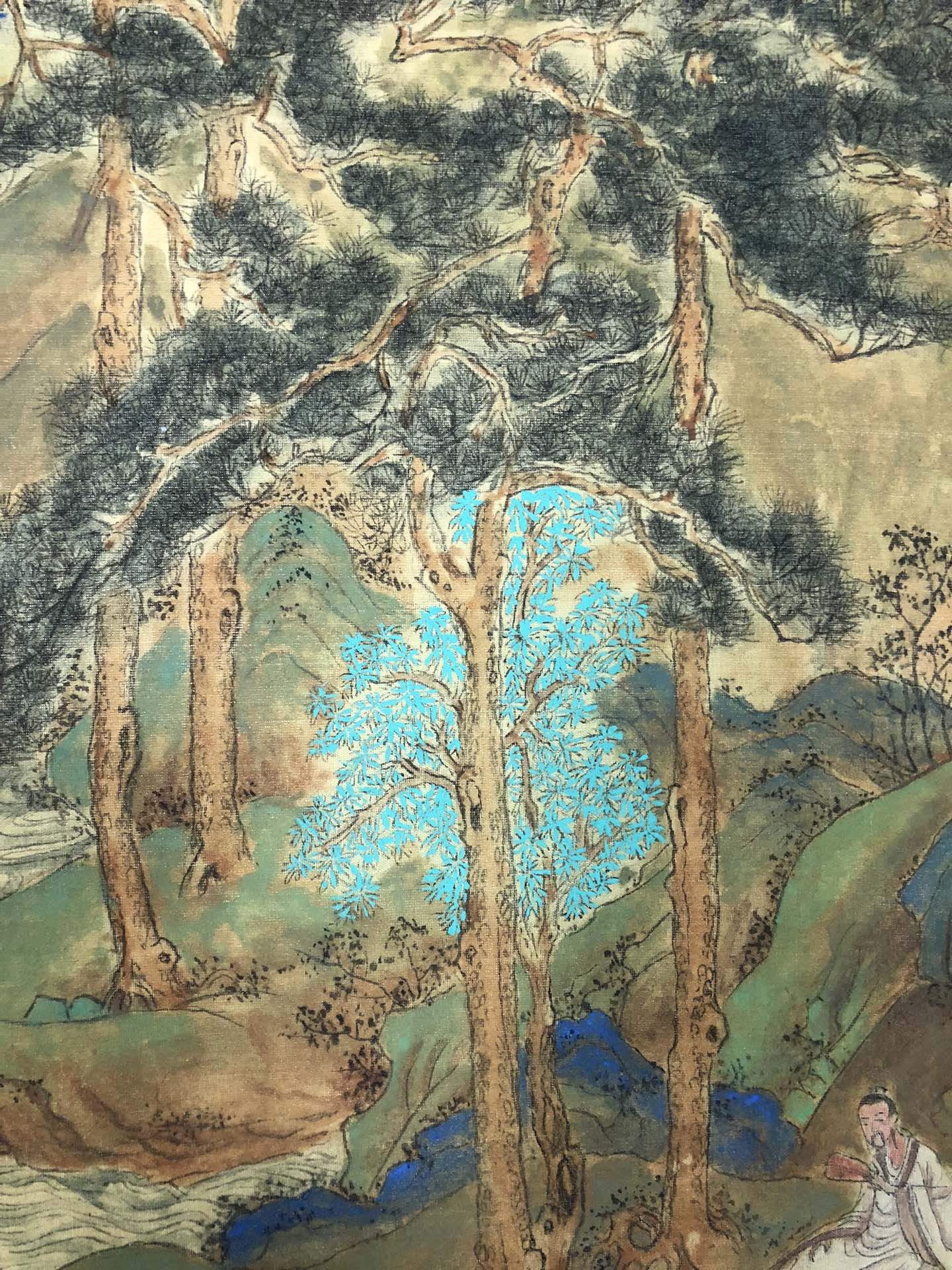 An Exquisite Chinese Ink Painting Hanging Scroll By Sun Gongyan