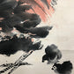 An Exquisite Chinese Ink Painting Hanging Scroll By Qi Baishi