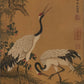 An Exquisite Chinese Ink Painting Hanging Scroll By Shen Quan