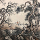 An Exquisite Chinese Ink Painting Hanging Scroll By Wang Hui