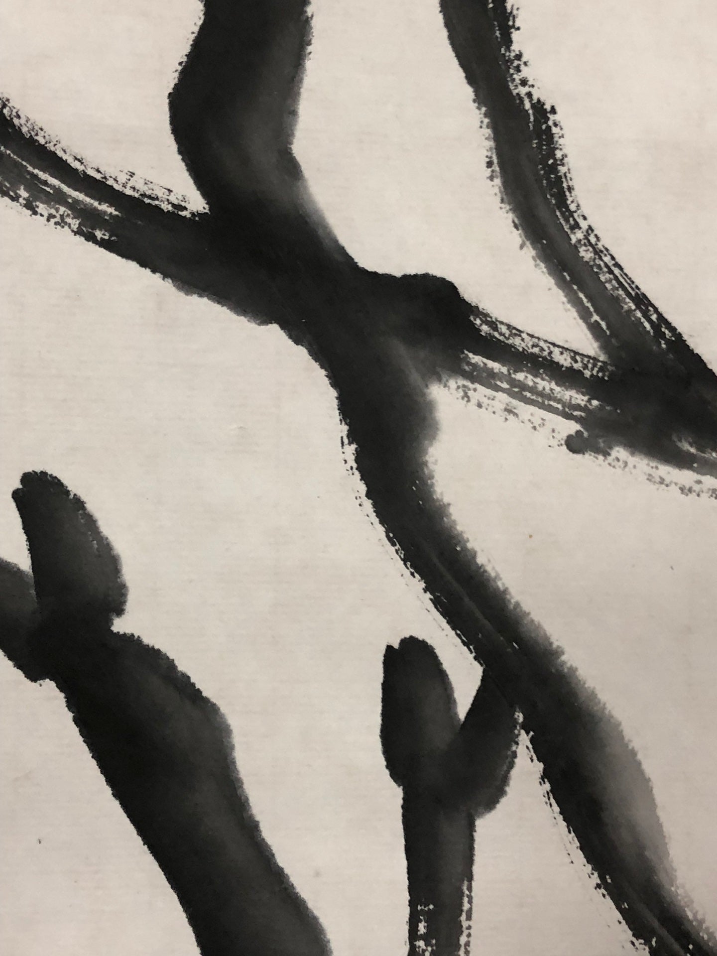 An Exquisite Chinese Ink Painting Hanging Scroll By Qi Baishi