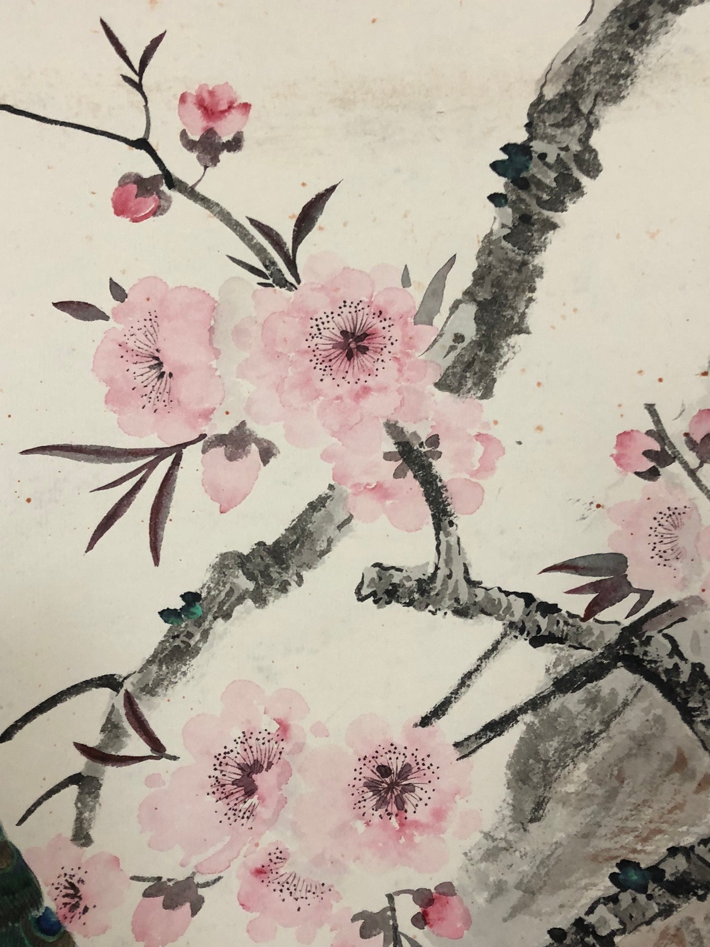 An Exquisite Chinese Ink Painting Hanging Scroll By Liu Kuiling