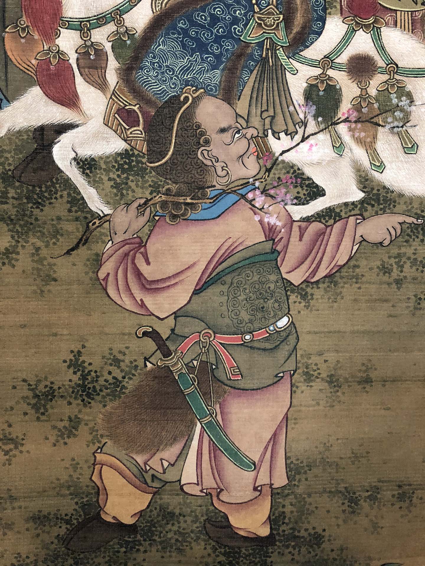 An Exquisite Chinese Ink Painting Hanging Scroll By Liu Songnian