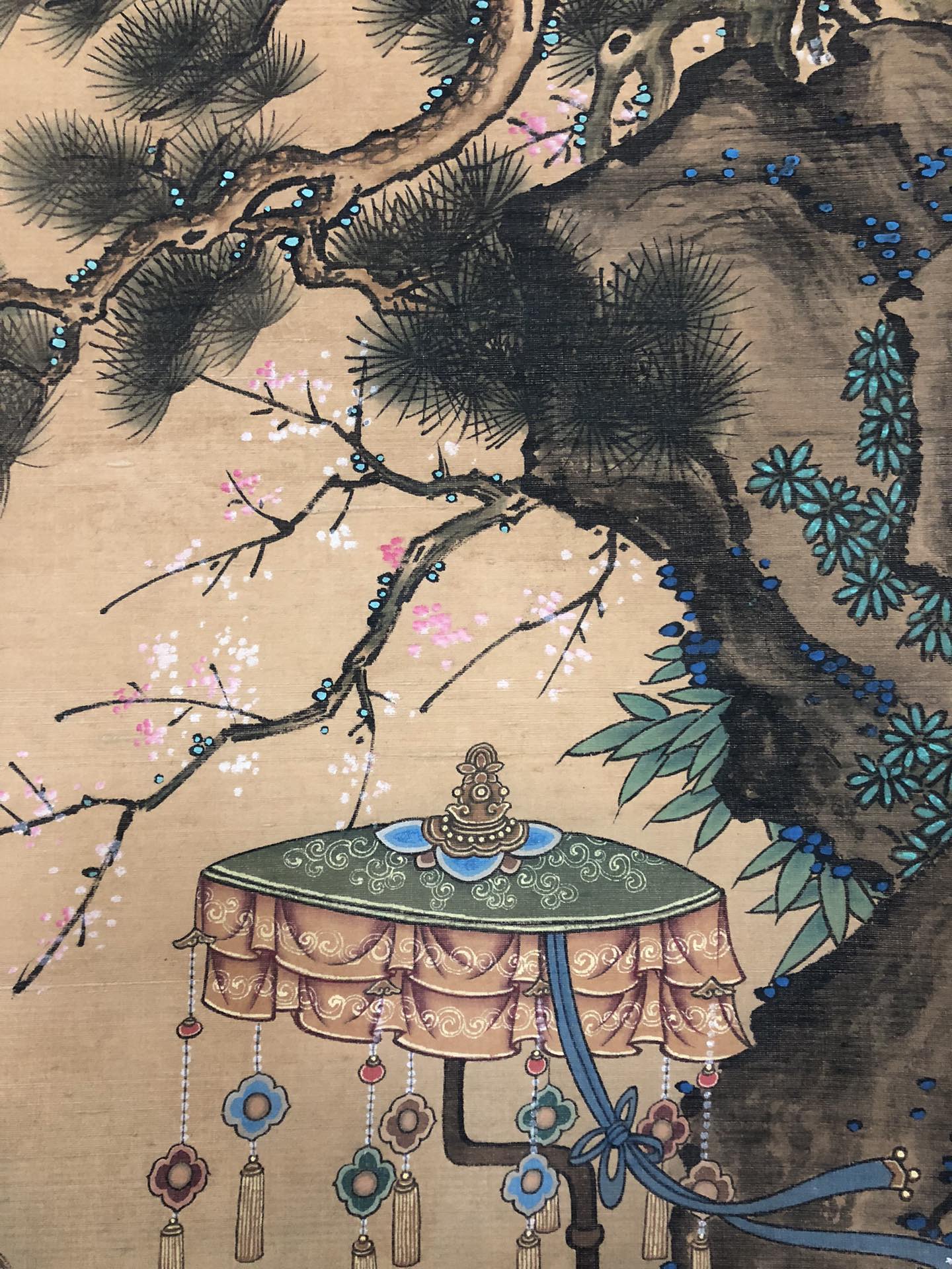 An Exquisite Chinese Ink Painting Hanging Scroll By Liu Songnian