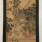 A Gorgeous Chinese Ink Painting Hanging Scroll By Zhou Fang