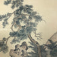 A Gorgeous Chinese Ink Painting Hanging Scroll By Zhou Fang