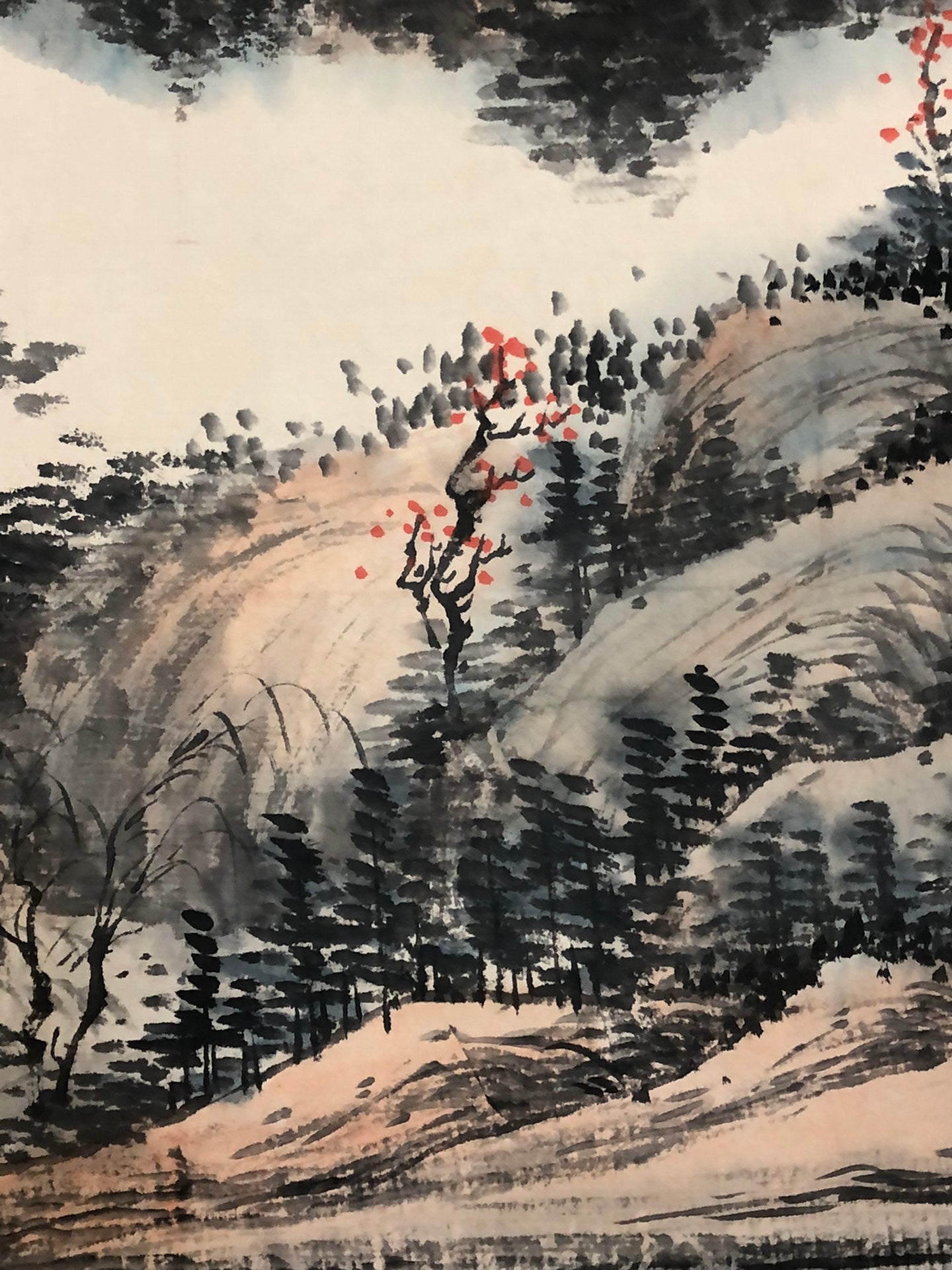 A Precious Chinese Ink Painting Hanging Scroll By Wu Hufan