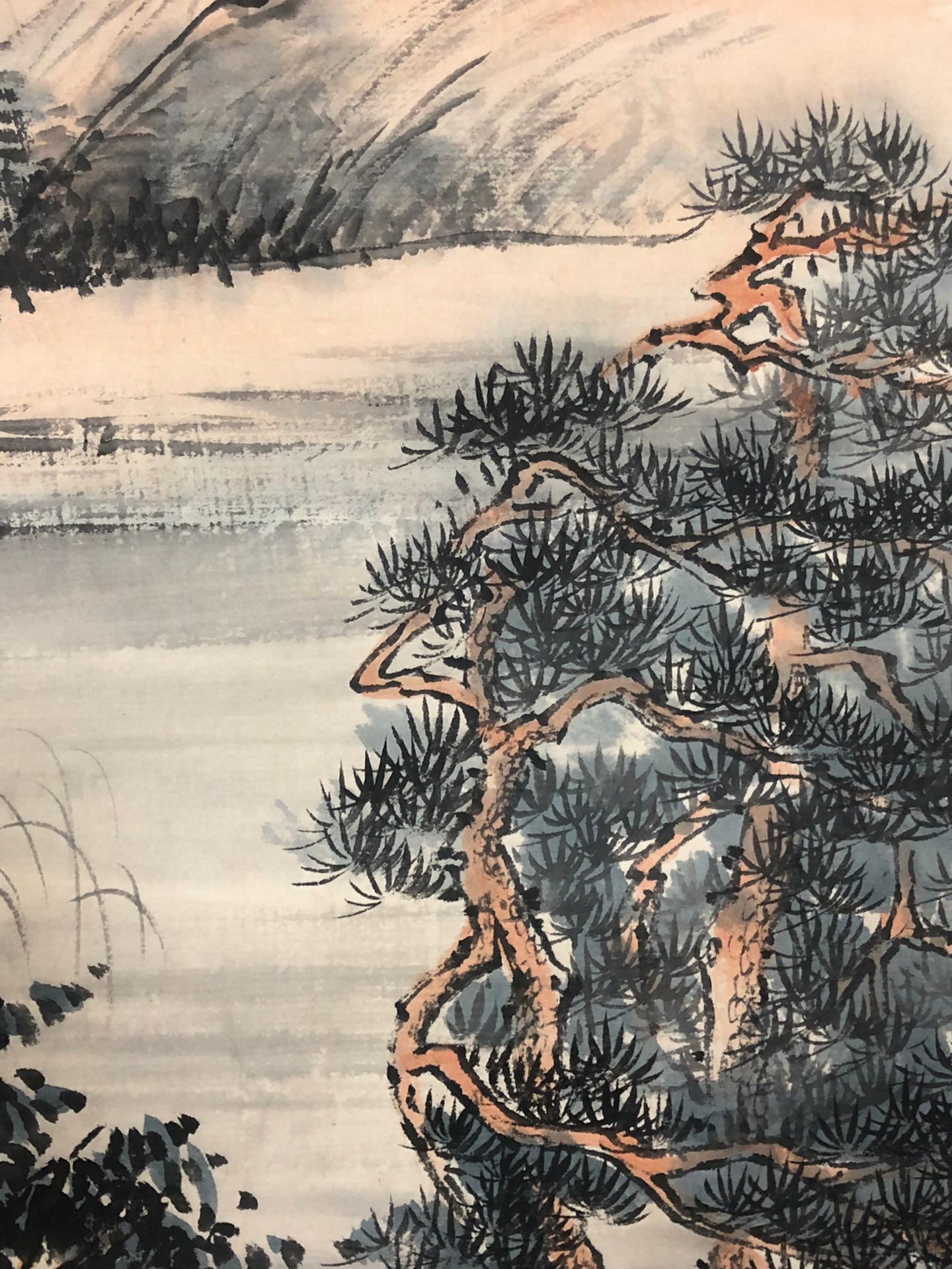 A Precious Chinese Ink Painting Hanging Scroll By Wu Hufan