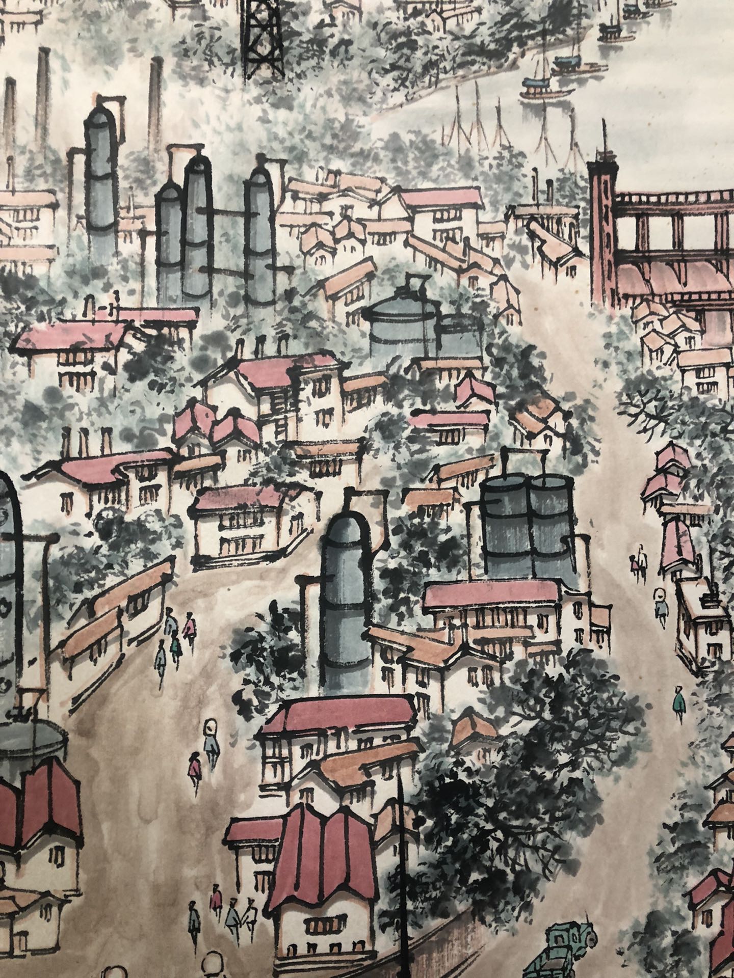 A Precious Chinese Ink Painting Hanging Scroll By Song Wenzhi