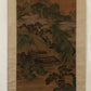 A Gorgeous Chinese Ink Painting Hanging Scroll By Wang Hui