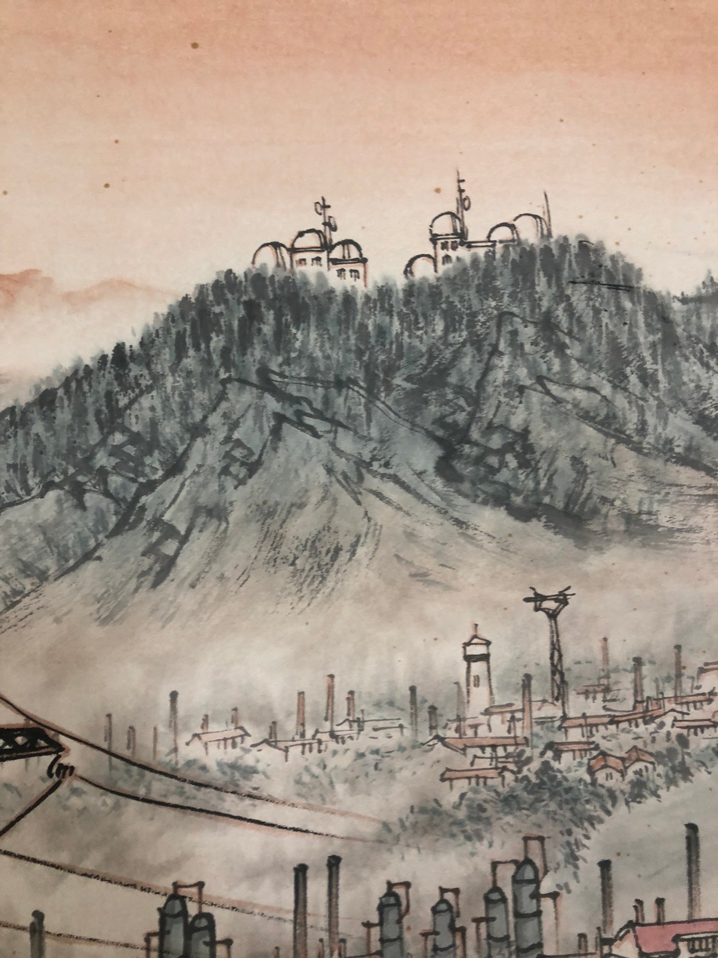 A Precious Chinese Ink Painting Hanging Scroll By Song Wenzhi