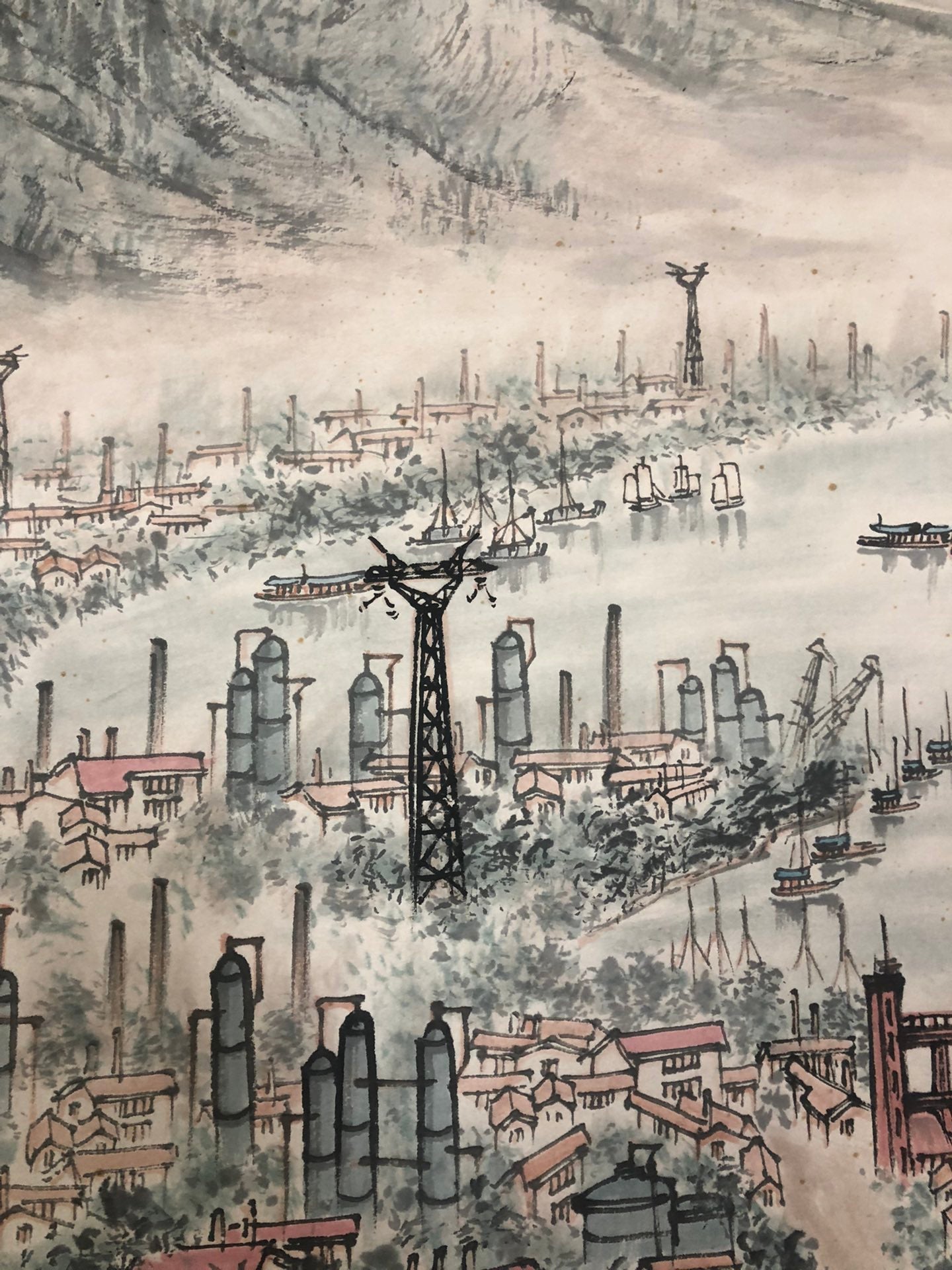 A Precious Chinese Ink Painting Hanging Scroll By Song Wenzhi