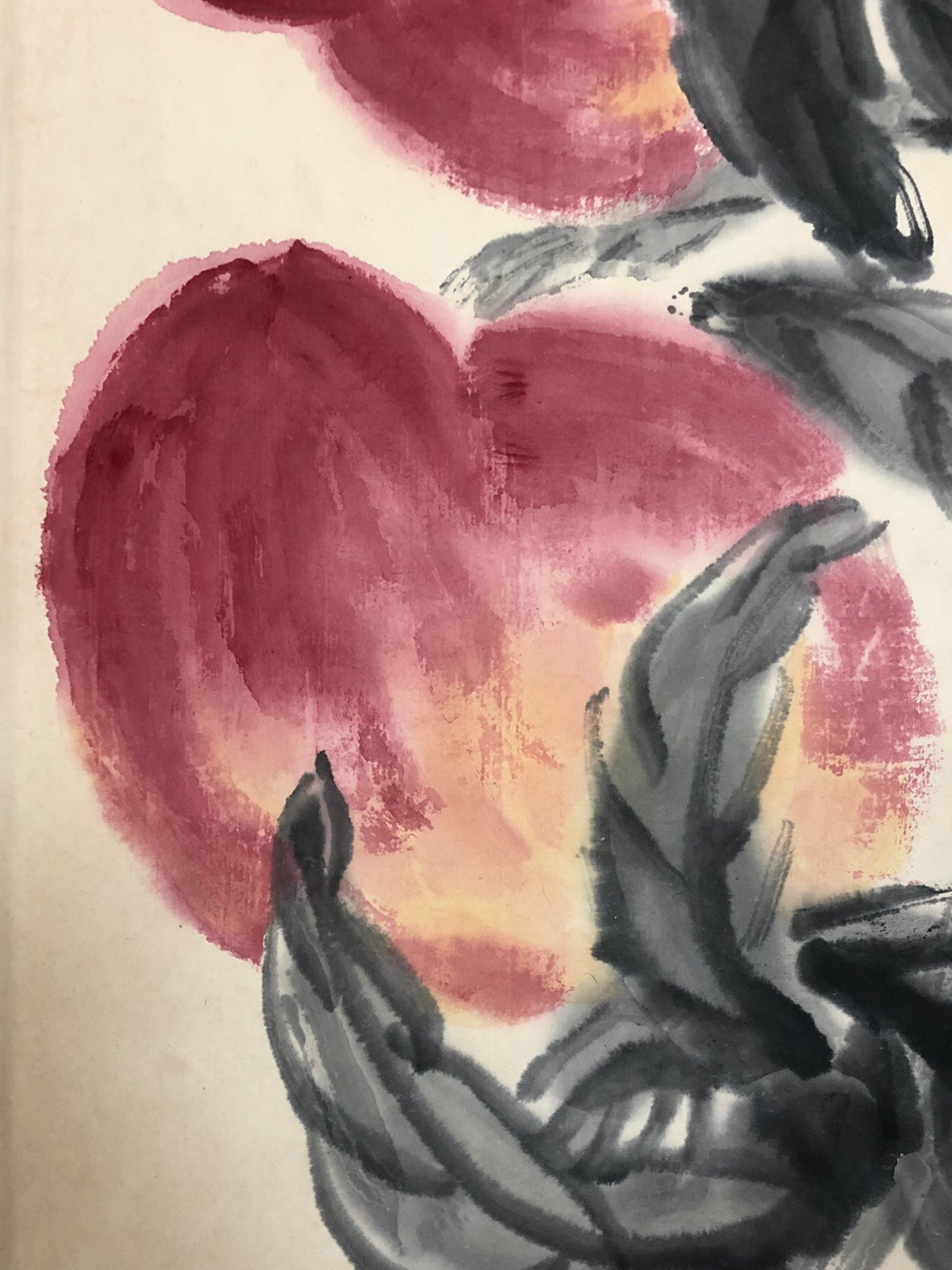 A Precious Chinese Ink Painting Hanging Scroll By Qi Baishi