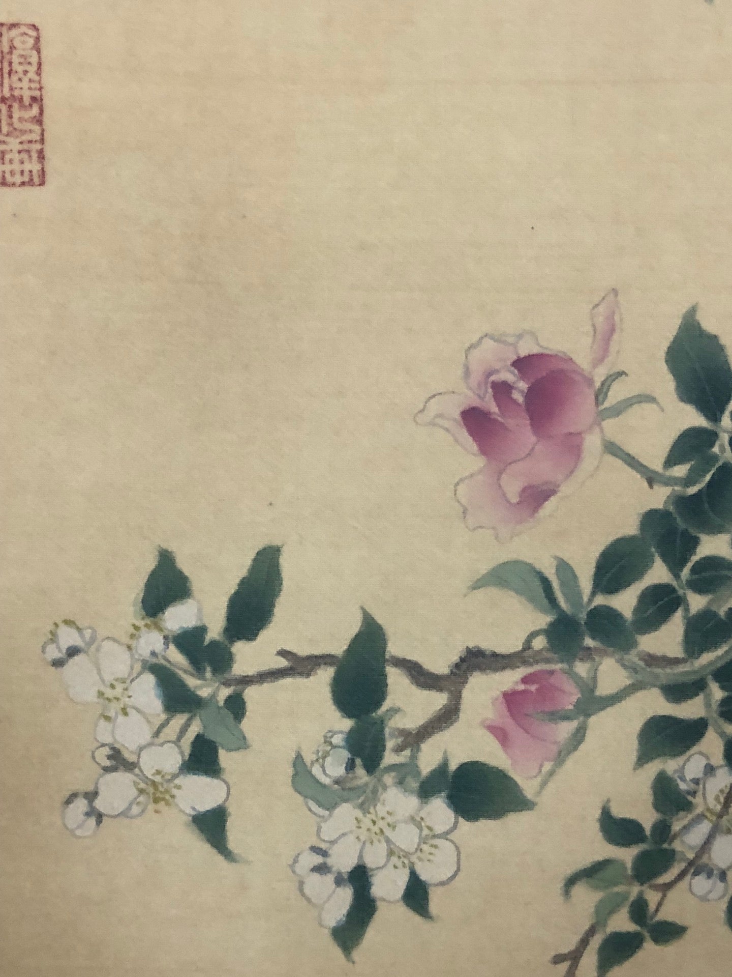 A Gorgeous Chinese Ink Painting Hanging Scroll By Jiang Tingxi