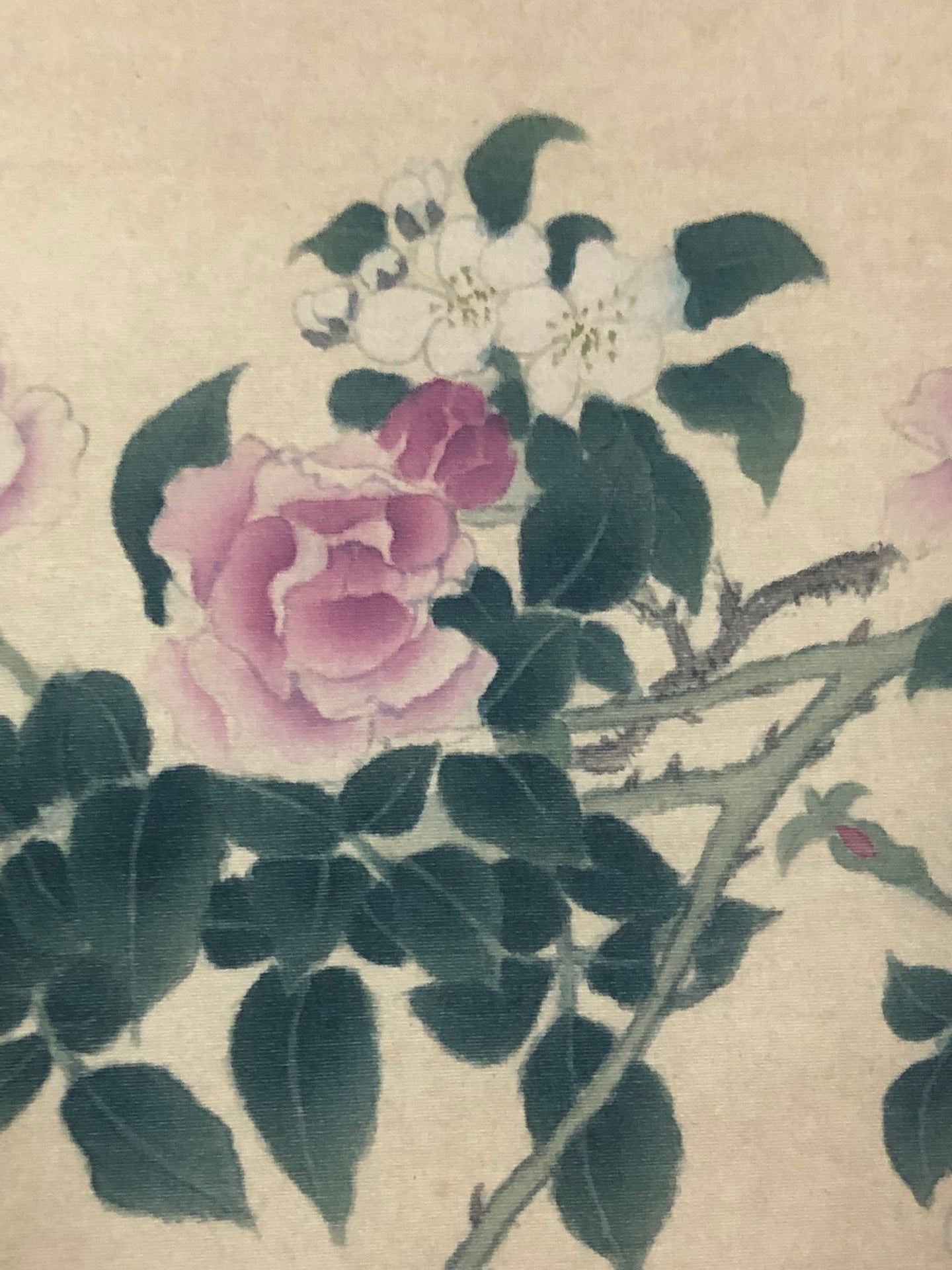 A Gorgeous Chinese Ink Painting Hanging Scroll By Jiang Tingxi