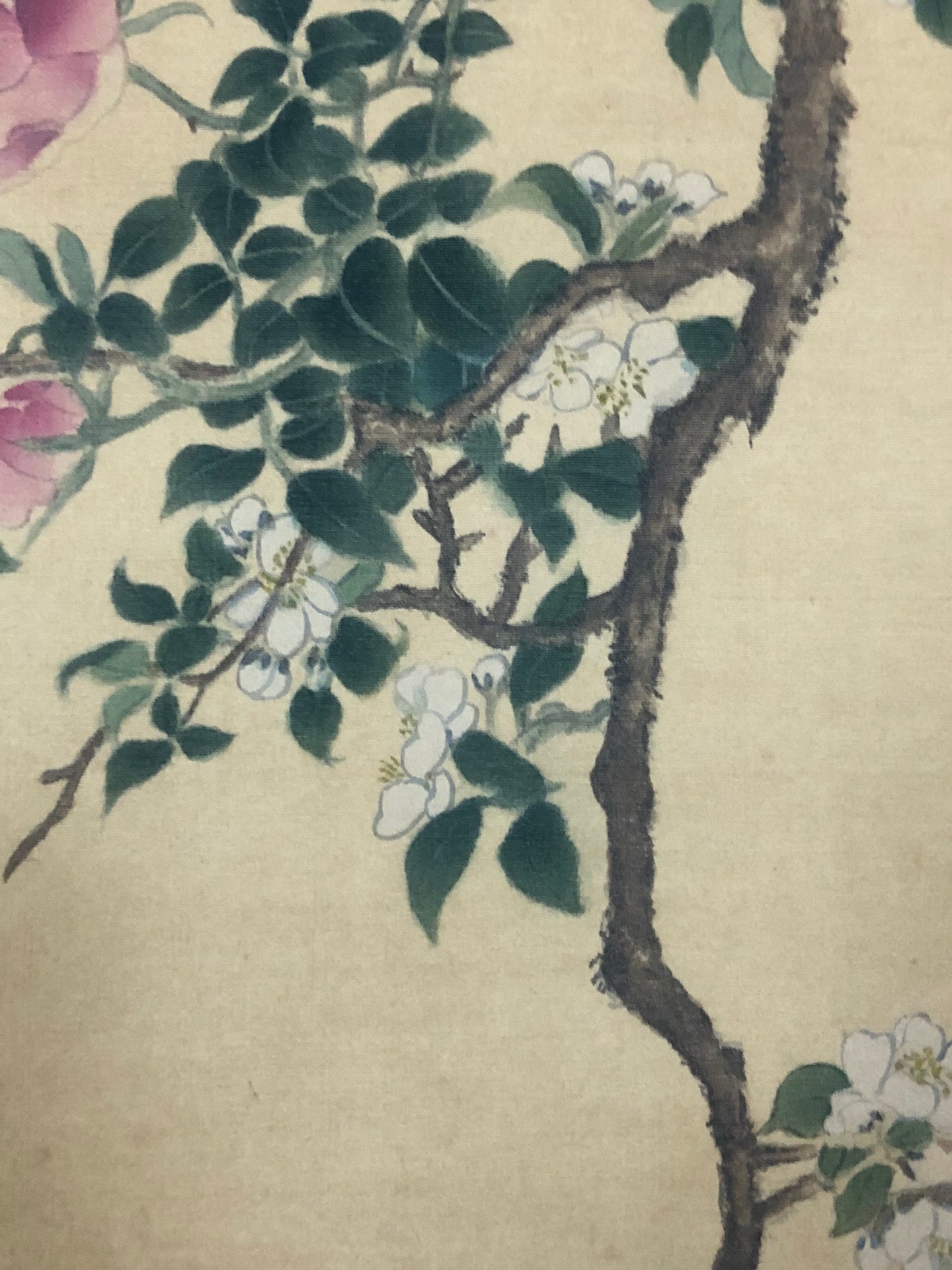 A Gorgeous Chinese Ink Painting Hanging Scroll By Jiang Tingxi