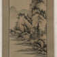 A Gorgeous Chinese Ink Painting Hanging Scroll By Qi Gong