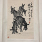 A Precious Chinese Ink Painting Hanging Scroll By Huang Zhou