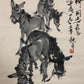 A Precious Chinese Ink Painting Hanging Scroll By Huang Zhou