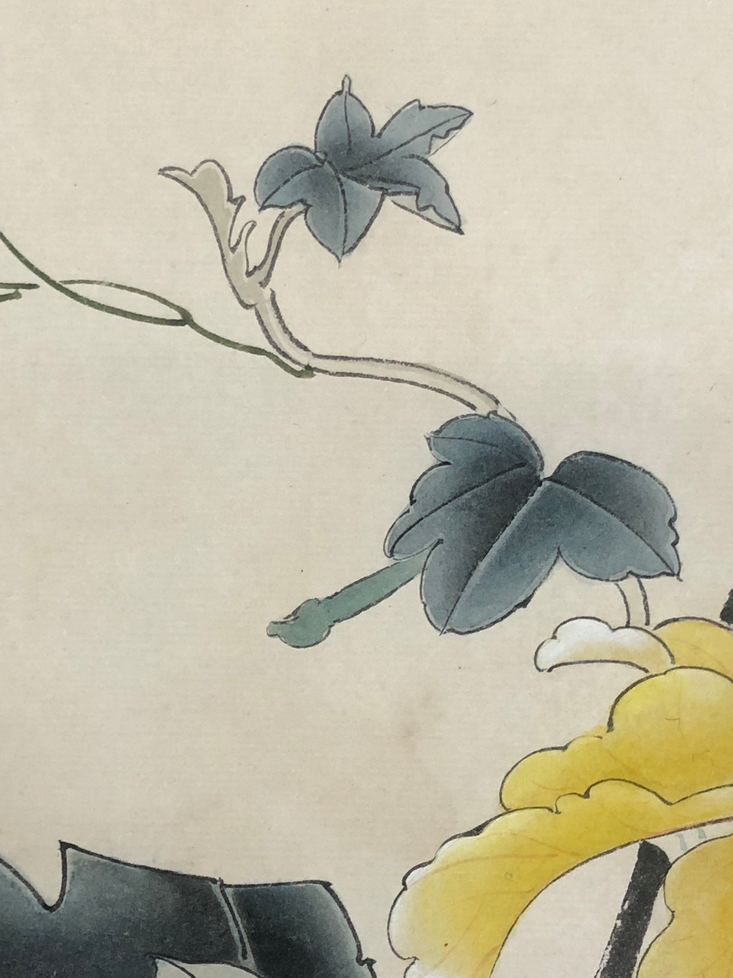 A Precious Chinese Ink Painting Hanging Scroll By Yu Zhizhen