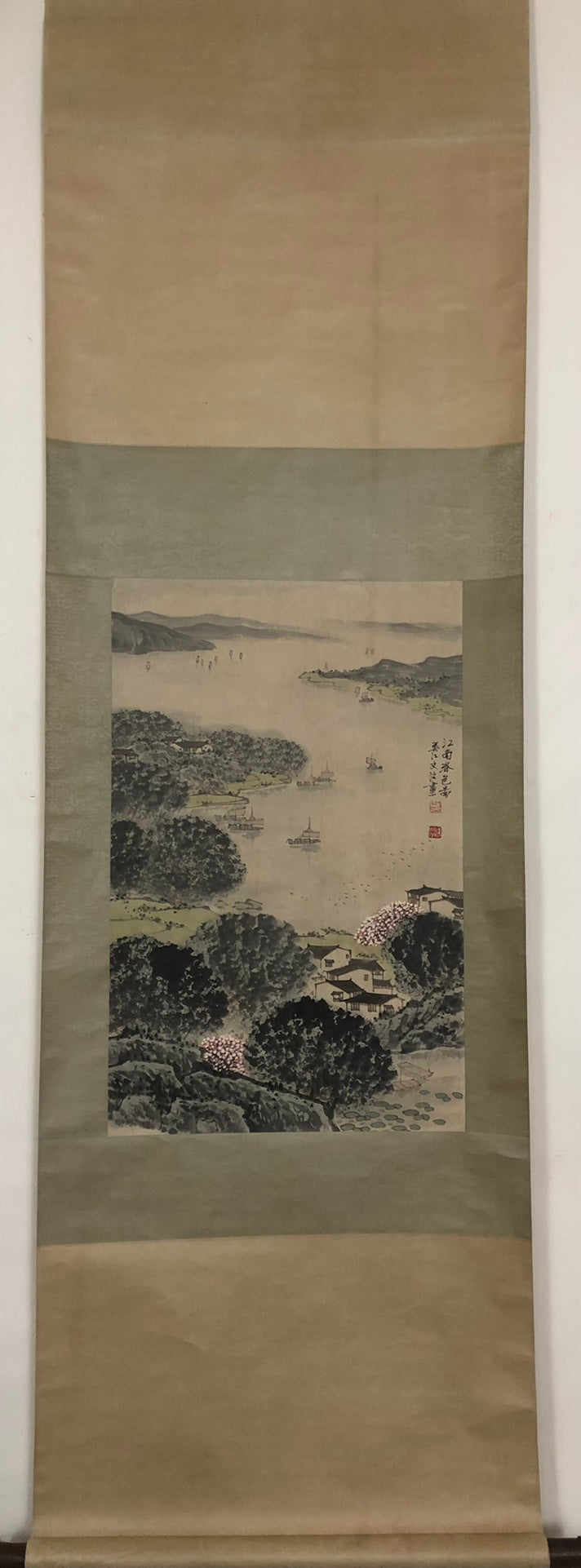 A Precious Chinese Ink Painting Hanging Scroll By Song Wenzhi