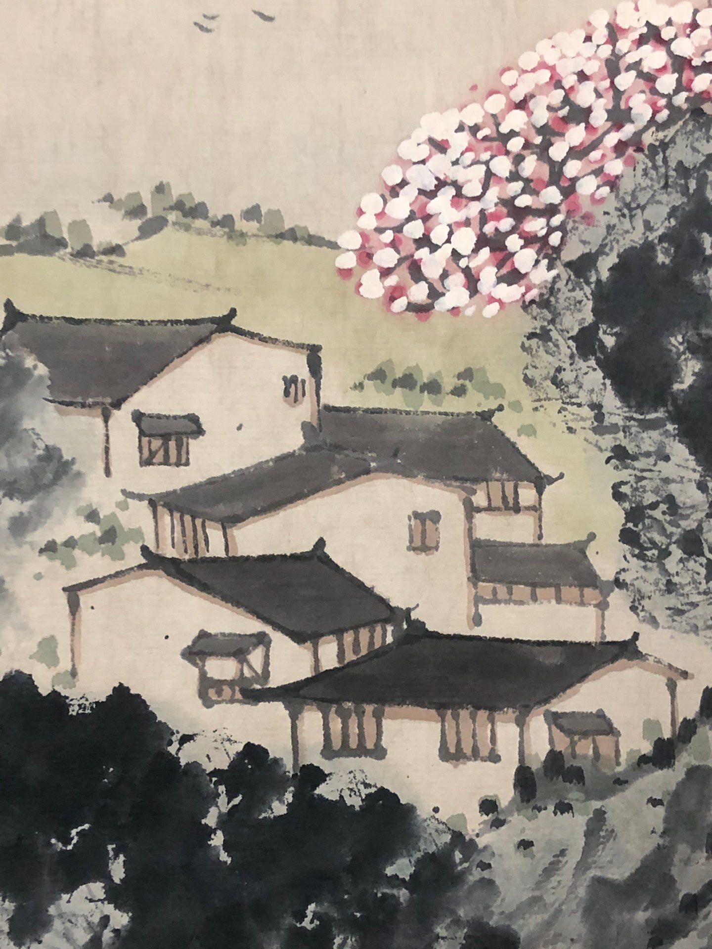 A Precious Chinese Ink Painting Hanging Scroll By Song Wenzhi