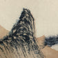 A Precious Chinese Ink Painting Hanging Scroll By Qi Gong