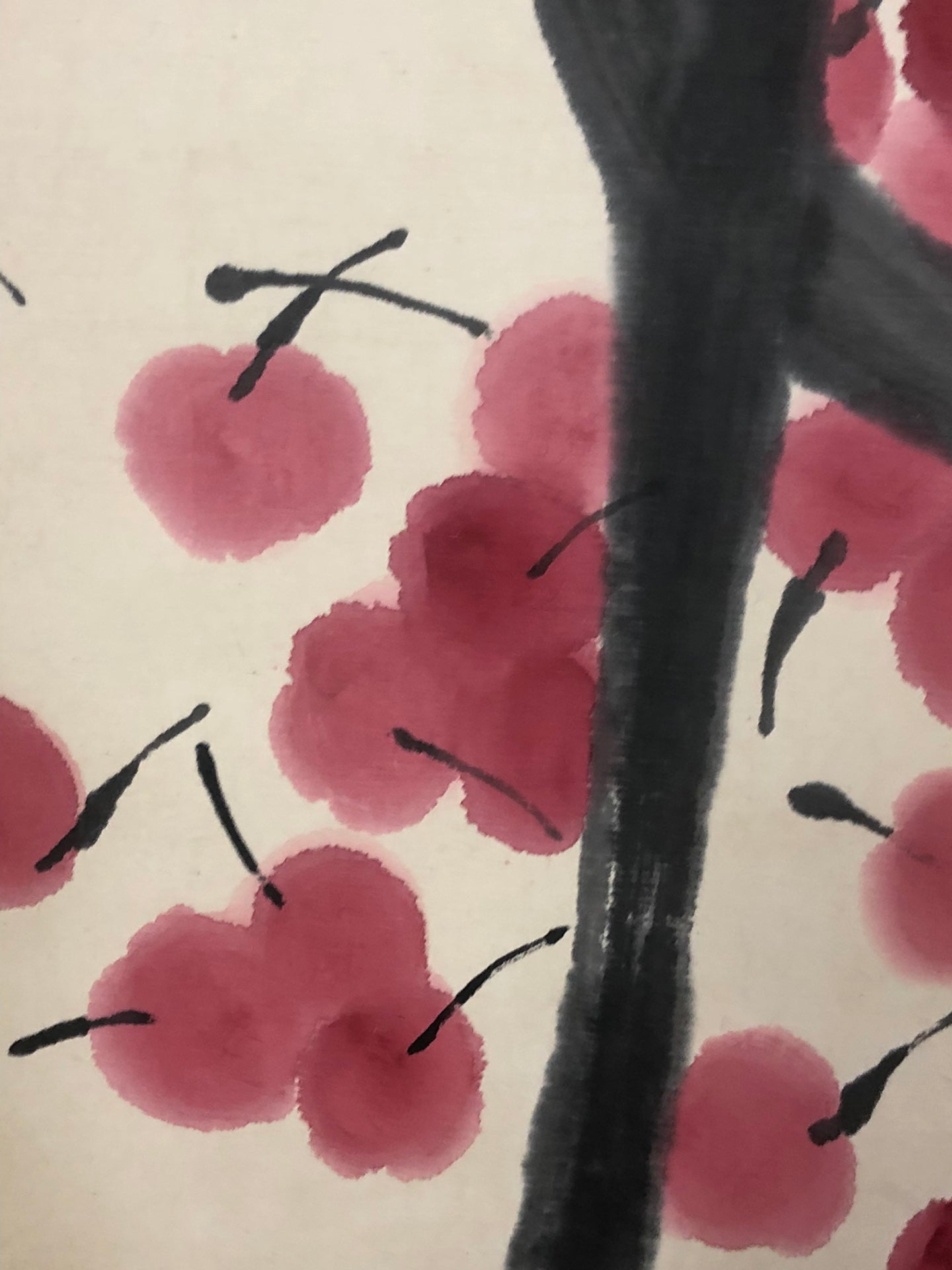 A Precious Chinese Ink Painting Hanging Scroll By Qi Baishi