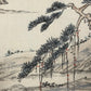 A Precious Chinese Ink Painting Hanging Scroll By Qi Gong