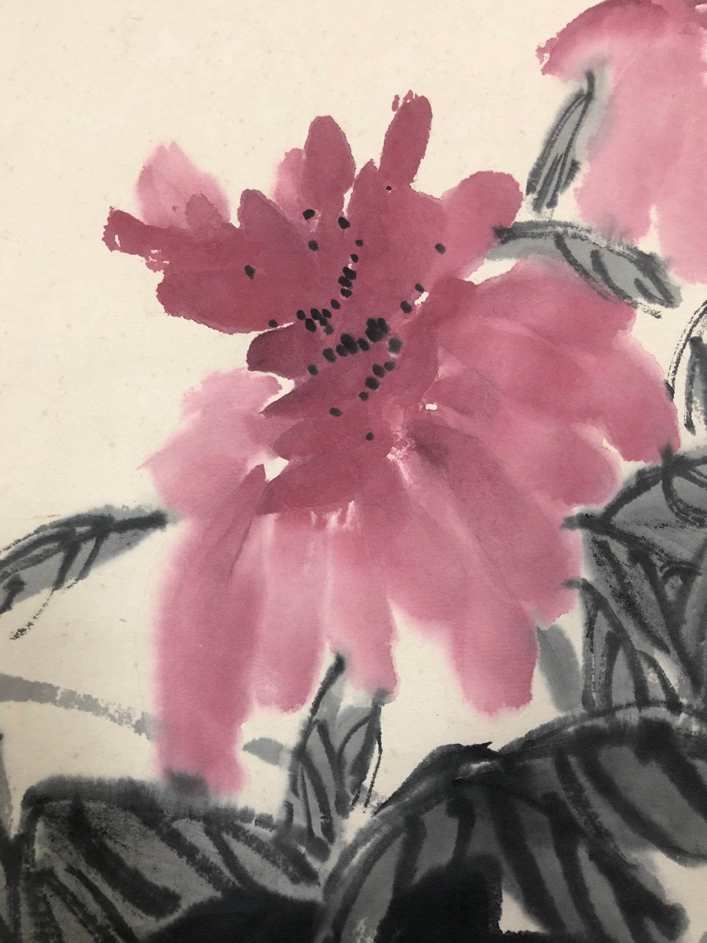 A Precious Chinese Ink Painting Hanging Scroll By Qi Baishi