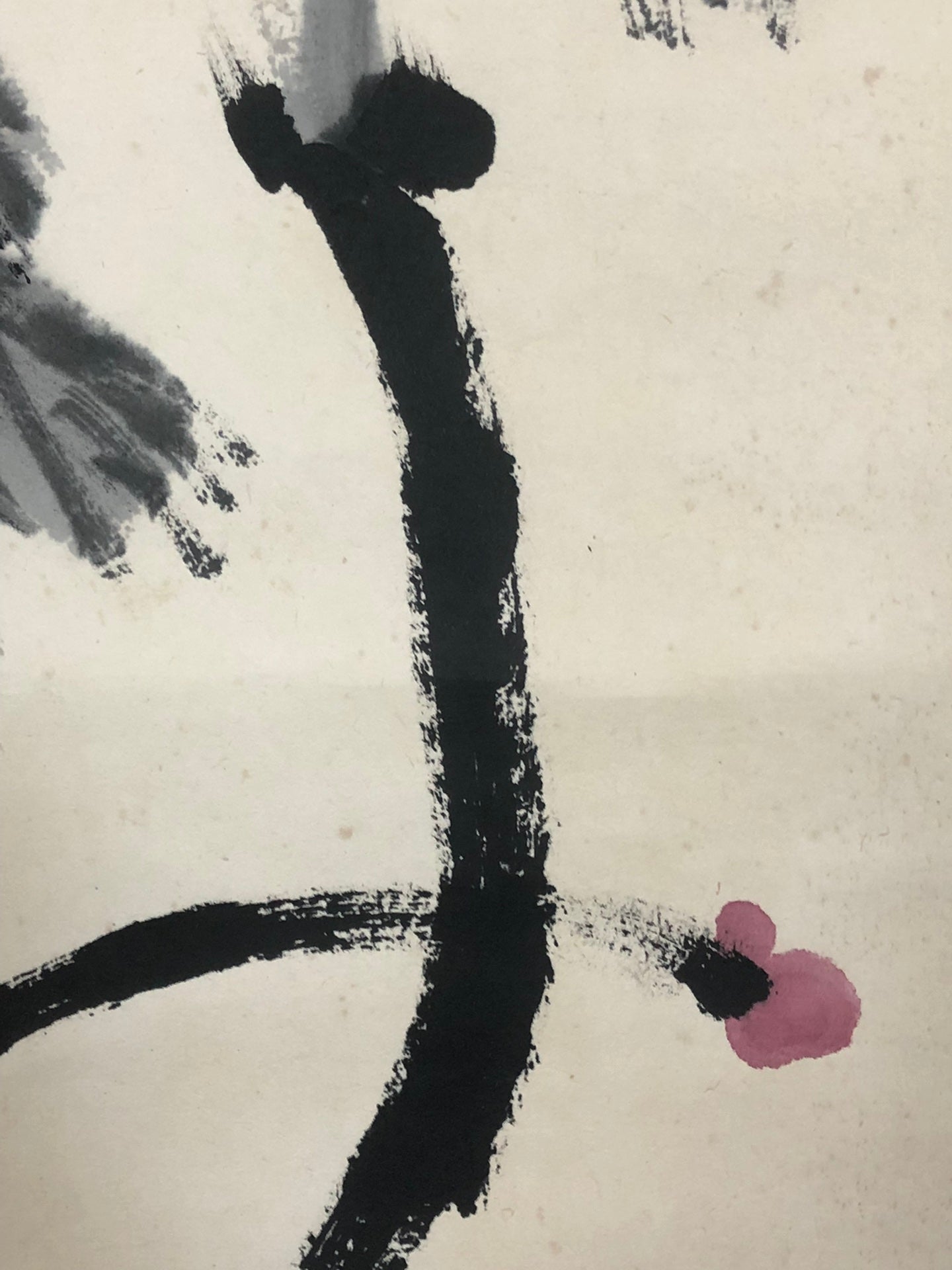 A Precious Chinese Ink Painting Hanging Scroll By Qi Baishi