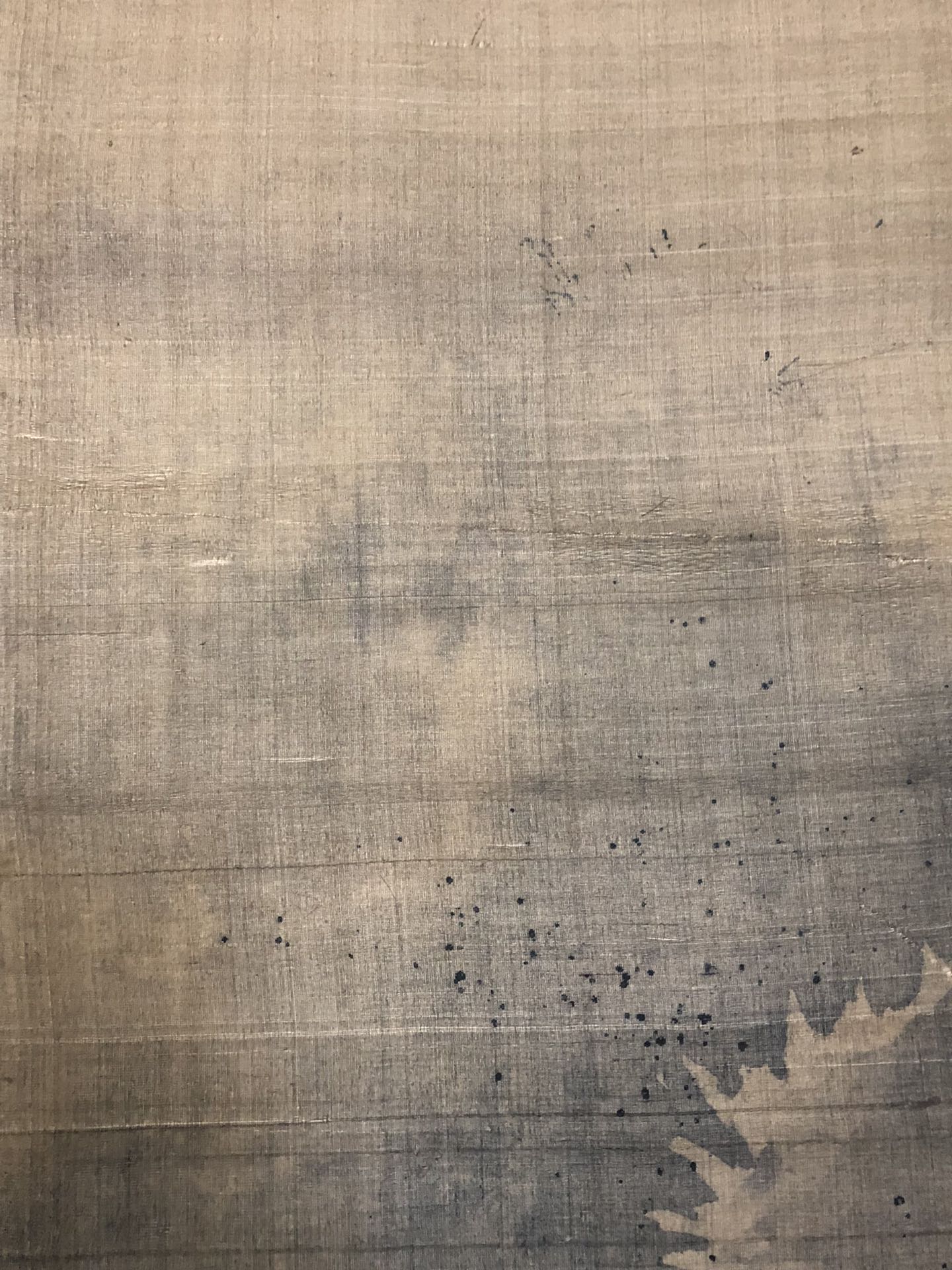 A Precious Chinese Ink Painting Hanging Scroll By Wu Zhen