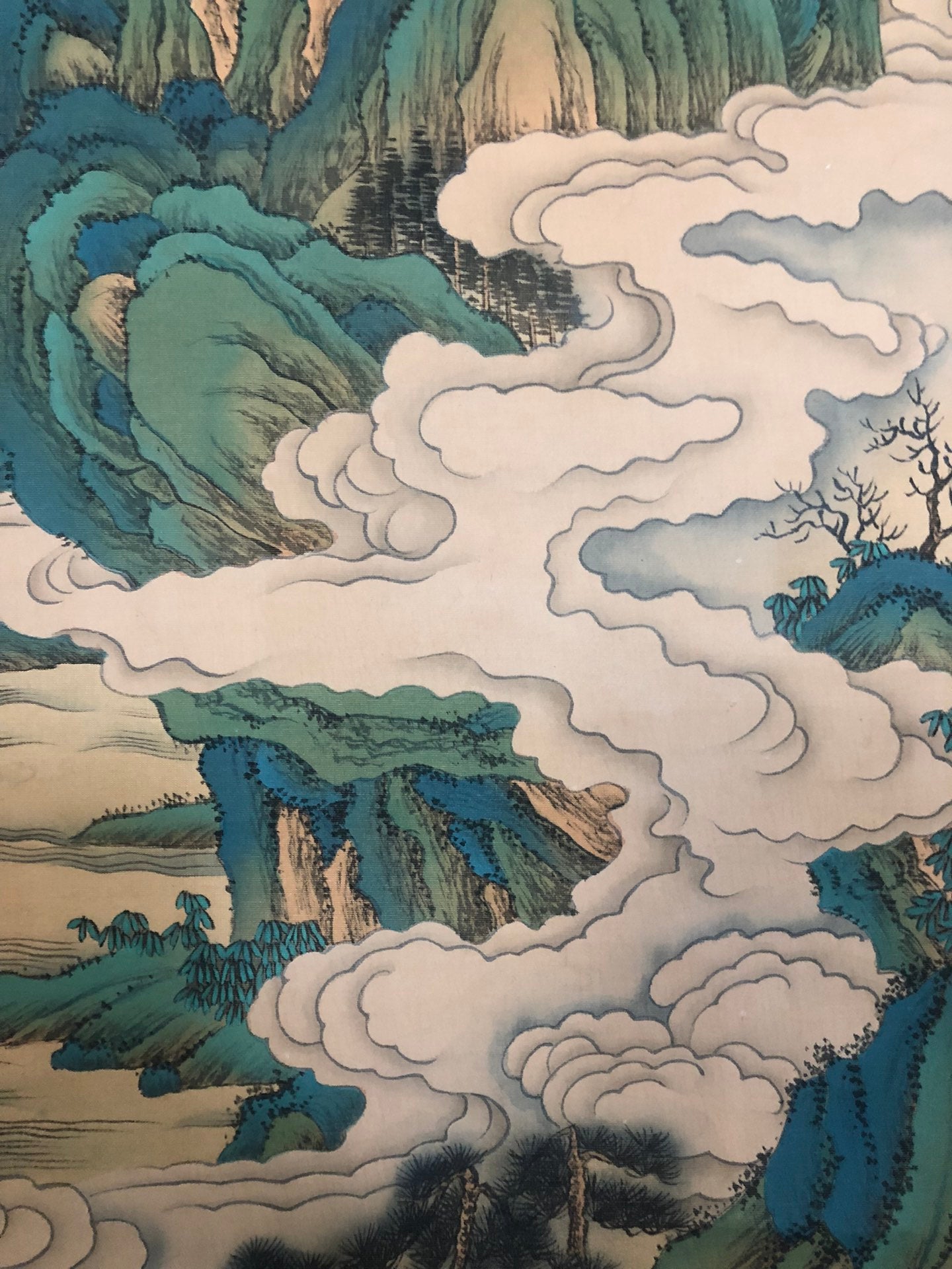 A Wonderful Chinese Ink Painting Hanging Scroll By Qian Weicheng