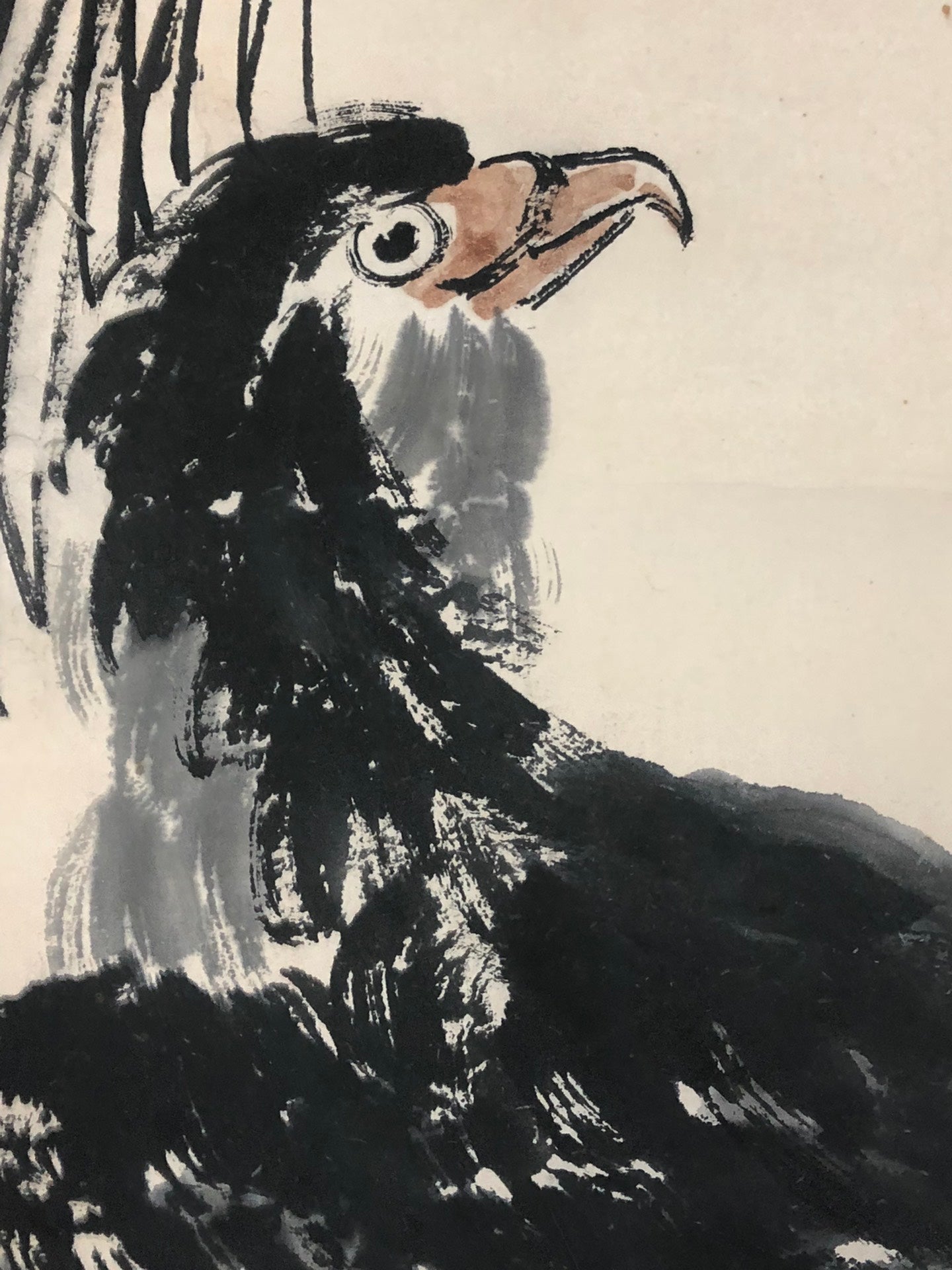 A Wonderful Chinese Ink Painting Hanging Scroll By Qi Baishi