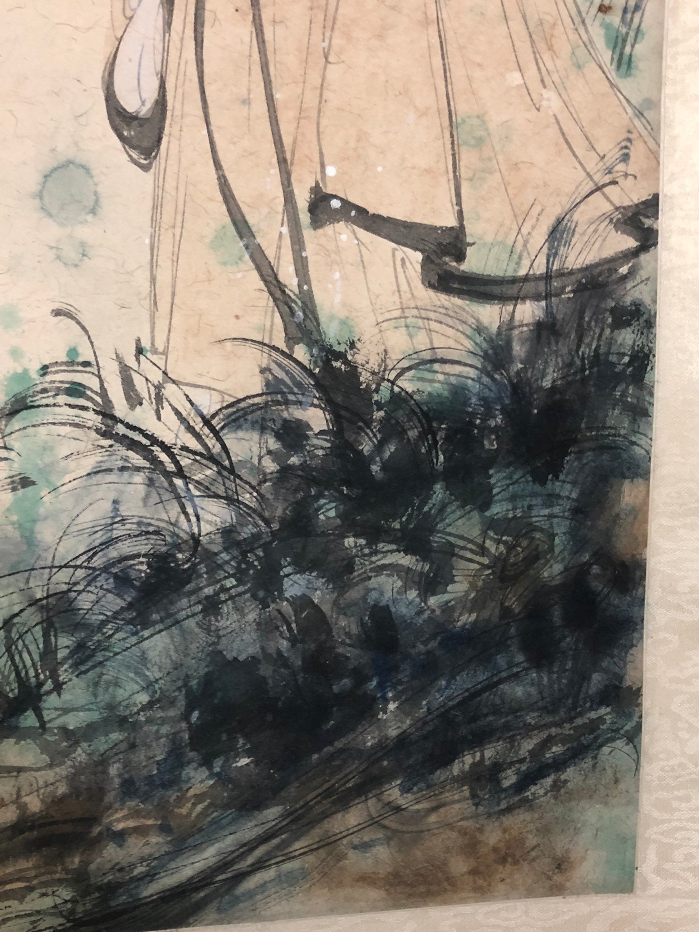 A Wonderful Chinese Ink Painting Hanging Scroll By Fu Baoshi