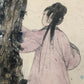 A Wonderful Chinese Ink Painting Hanging Scroll By Fu Baoshi