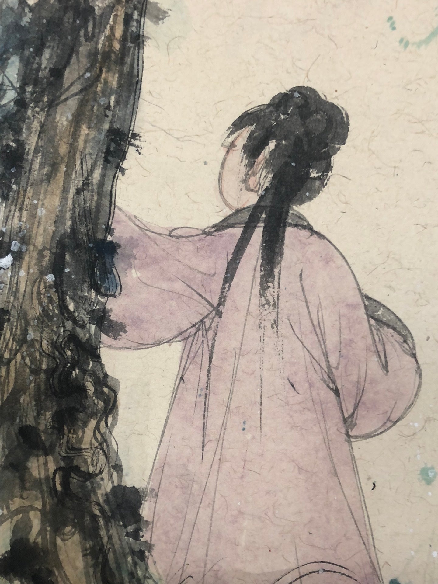 A Wonderful Chinese Ink Painting Hanging Scroll By Fu Baoshi