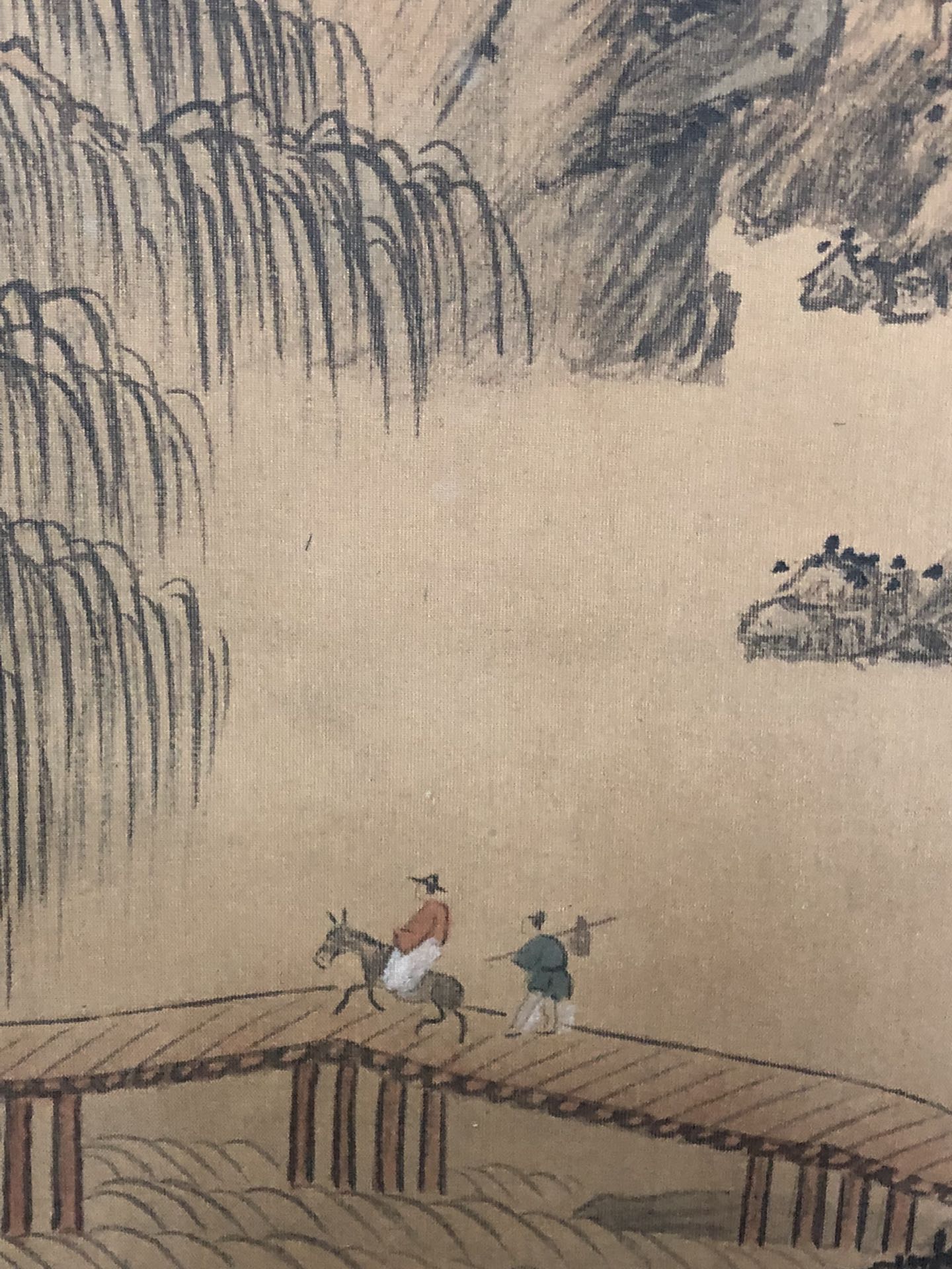 A Precious Chinese Ink Painting Hanging Scroll By Wang Hui