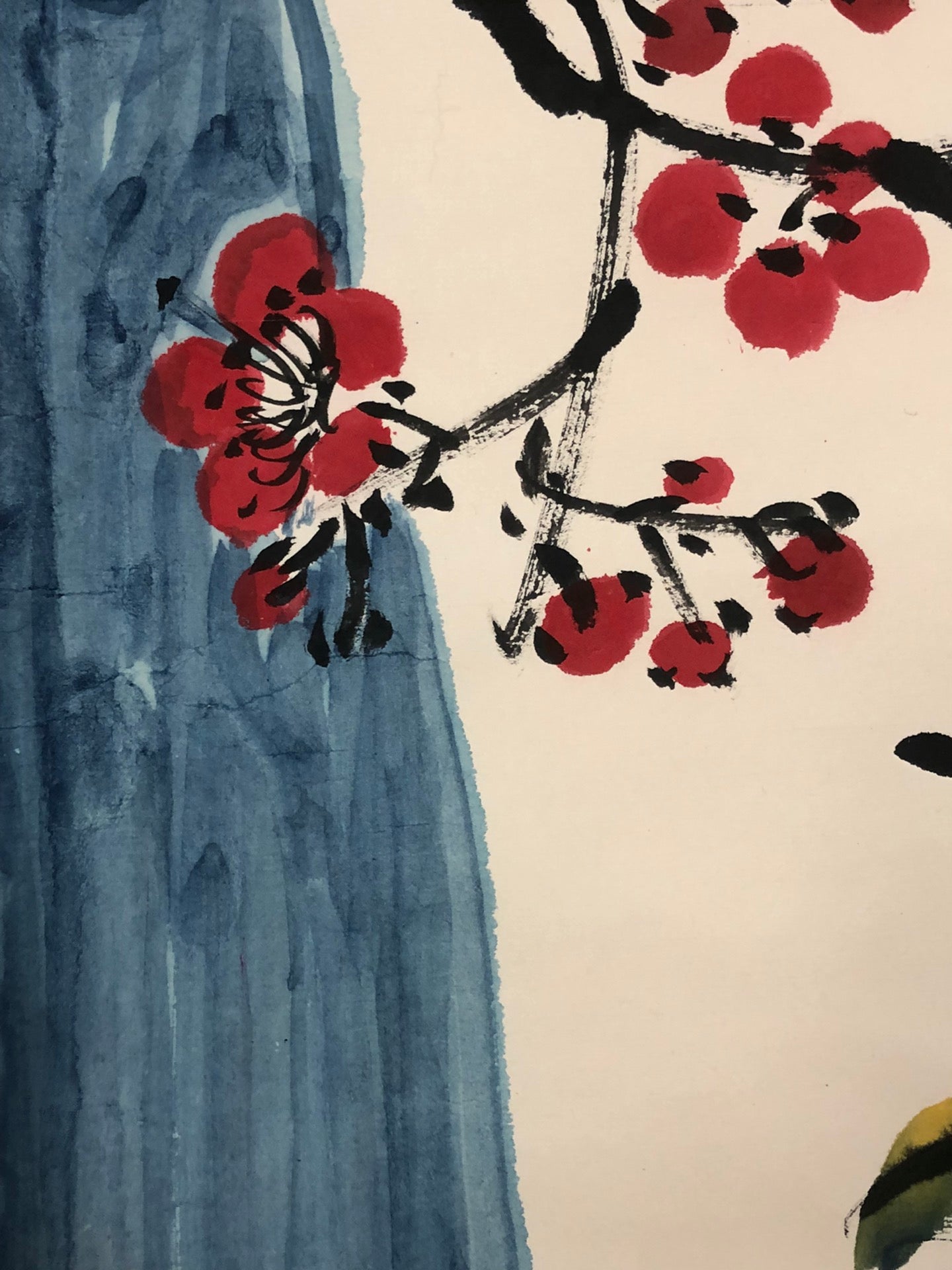 A Wonderful Chinese Ink Painting Hanging Scroll By Qi Baishi