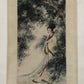 A Wonderful Chinese Ink Painting Hanging Scroll By Fu Baoshi