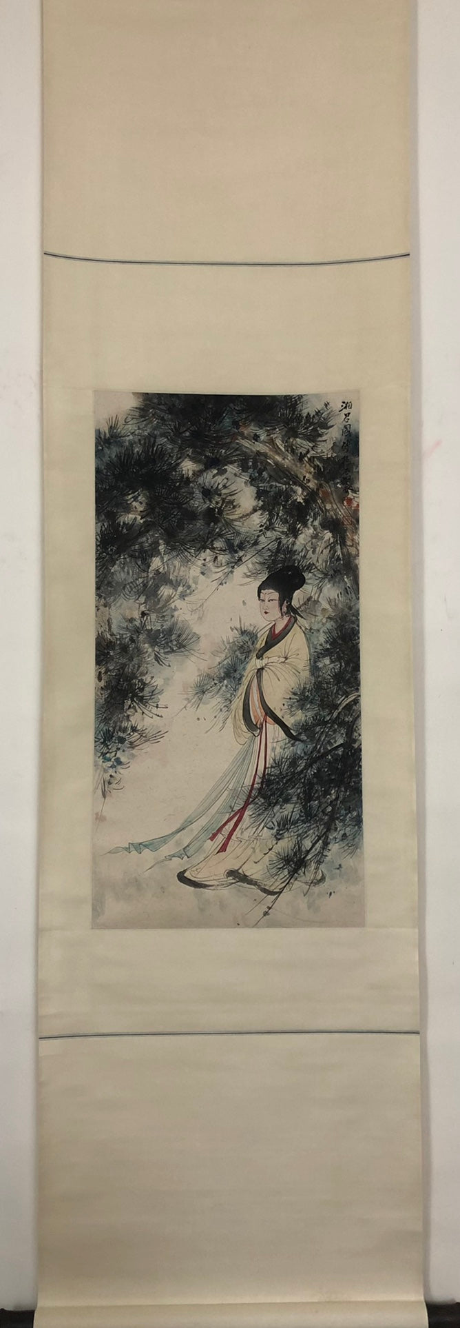 A Wonderful Chinese Ink Painting Hanging Scroll By Fu Baoshi