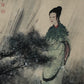 A Wonderful Chinese Ink Painting Hanging Scroll By Fu Baoshi