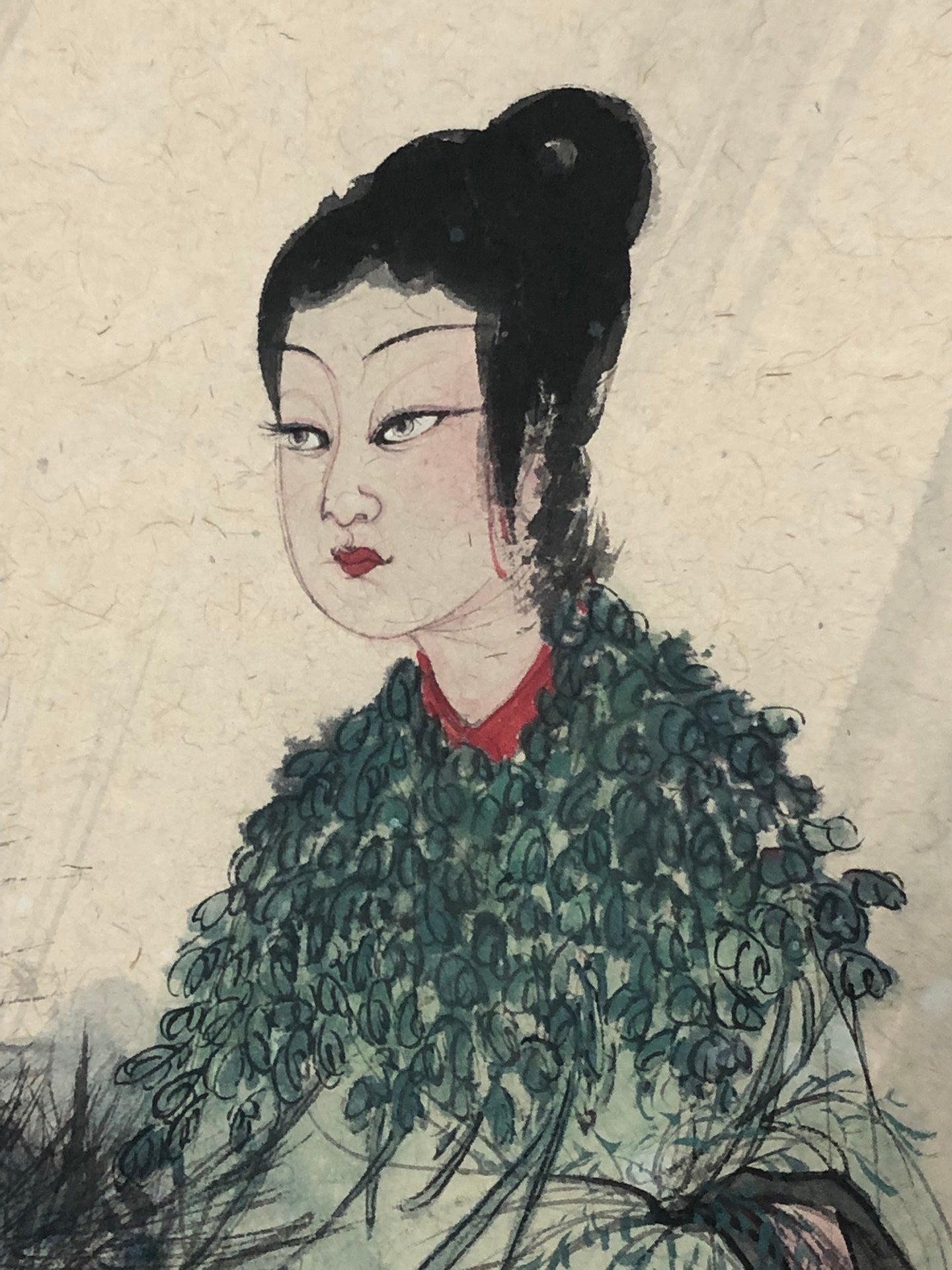 A Wonderful Chinese Ink Painting Hanging Scroll By Fu Baoshi